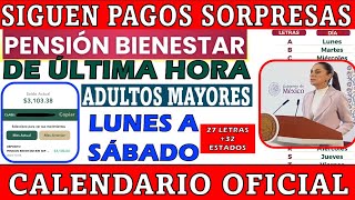 🚨SIGUEN PAGOS BIENESTAR SORPRESAS 💳 lCONFIRMA ARIADNA Y CLAUDIA❗FECHAS Y LETRAS ¡CALENDARIO OFICIAL [upl. by Heinrik279]