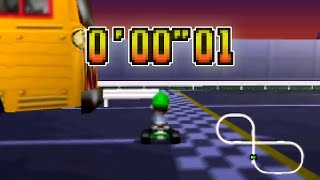 Mario Kart 64  Toads Turnpike SC lap World Record  001 NTSC [upl. by Quick406]