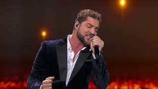 David Bisbal cantando Se nos rompió el amor en directo en La voz Mexico [upl. by Dayiz]