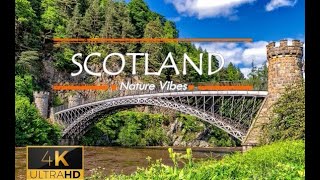 Scotland 4K  Relaxing Music [upl. by Imekawulo412]