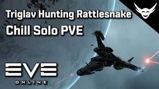 EVE Online  Chill Triglavian Hunting in Solo Rattlesnake [upl. by Higgins512]