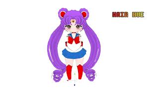 VRChat Sailor Moon Chibi  Toggles  QuestPC [upl. by Seale]