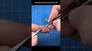 Runway Diorama 1144 Part 4 Making the spotters stump diy scalemodels modelaviation [upl. by Strain]