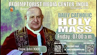 Catholic Holy Mass  Pope John XXIII 11th October 2024 Friday [upl. by Pattani]