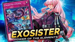 EXOSISTER Deck 🌀 Post POWER OF THE ELEMENTS 🏆 Replays  Análisis 📈 [upl. by Annairba]