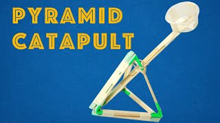 Young Engineers Pyramid Catapult  Easy and Powerful DIY STEM Project for Kids [upl. by Owens]