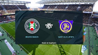 FC Bravos do Maquis vs FC SaintÉloi Lupopo 15092024 CAF Confederations Cup PES 2021 [upl. by Oelc]