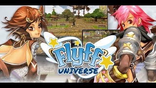 FLYFF UNIVERSE LEVELING ASSIST USING MOONBEAM PURE INT BUILD ONLY [upl. by Ecirehc]