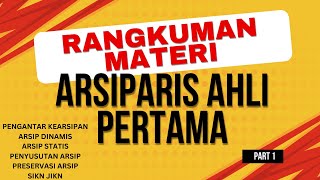 MATERI TES CPNS ARSIPARIS AHLI PERTAMA [upl. by Yetta73]