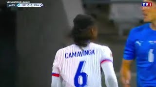 Eduardo Camavinga Goal Israel vs France 12 Goals and Extended Highlights [upl. by Nara]