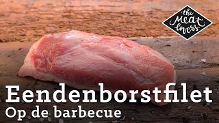 Eendenborstfilet op de barbecue  Marcel Maassen  The Meatlovers [upl. by Enamrahs]