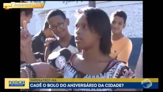 ImperatrizMA Povo reclama do bolo de aniversário da cidade [upl. by Herc]