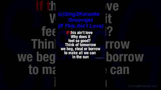 Spiller Sophie Ellis Bextor Groovejet If This Aint Love Karaoke Version Lyrics [upl. by Alesi]