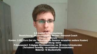 Fernstudium Psychologie vlog010  Psychologischer Berater [upl. by Nilam323]