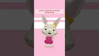 Celebrate Your Small Wins 🎉  Bunnys Daily Inspiration  Positive Affirmations [upl. by Petes]