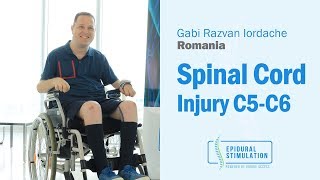 C5C6 Spinal Cord Injury Patient Gabi from Romania Makes Great Progress After Epidural Stimulation [upl. by Chantalle]