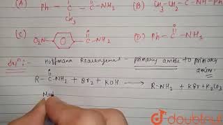 which of the following compounds cannot give Hofmann rearrangement [upl. by Adniuqal]