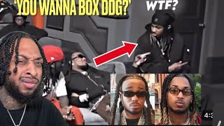 DreDaTopic Reacts To Quavo Pressing DDG At Kai Cenat’s Mafiathon House [upl. by Phenice272]