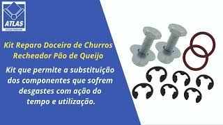 Acessórios e Peças de Reposição de Equipamento para Churros Atlas [upl. by Douty]