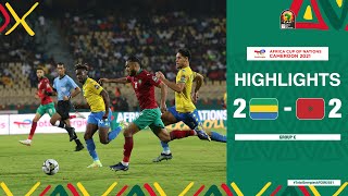 Gabon 🆚 Morocco Highlights  TotalEnergiesAFCON2021  Group C [upl. by Yaf]