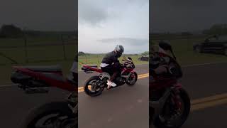 CBR 600 RR escapamento Two Brothers no corte chapa nela 🔥🚀 cbr600rr motovlog motorcycle drake [upl. by Remsen138]