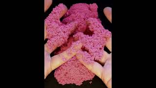 PINK Kinetic Sand sience toys kineticsand sand millionaire views channel play pink [upl. by Tom798]