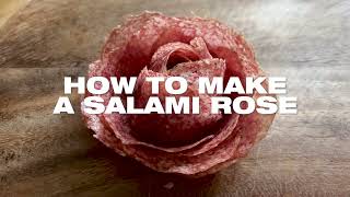 How to make a Salami Rose [upl. by Lenna]