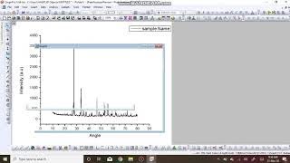 Calculating FWHM for XRD Peaks using ORIGIN [upl. by Ranzini]