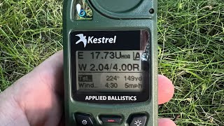 Kestrel Elite 5700 Applied Ballistics [upl. by Nitaj]