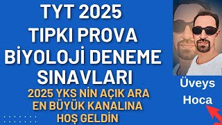 TYF BİYOLOJİ TIPKI PROVA DENEME SINAVI1💥10 Dakikada Öğretici Biyoloji denemesi🔥 [upl. by Nylarac]