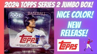 New Release 2024 Topps Series 2 Jumbo Box  More Color than Series 1 [upl. by Amelia]