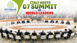 Live G7Summit 2024  PM Narendra Modi attends G7 Summit 2024  Italy  Remarks by World leaders [upl. by Omiseno327]