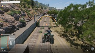 Watch Dogs 2  PS4  Motocross  Oakland Open  Gold Medal Blind Realistic Difficulty [upl. by Mcnelly]