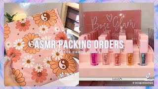 ASMR Packing Orders TikTok Compilation📦💕9 [upl. by Gravante]