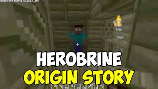 Herobrine Origin Story  Where Did Herobrine Come From [upl. by Rae439]