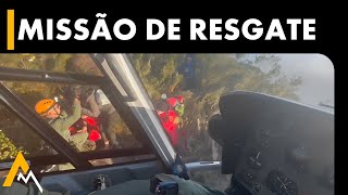 Mulheres são resgatadas no Pico Paraná com ajuda de helicóptero do BPMOA  AltaMontanha News [upl. by Obrien]