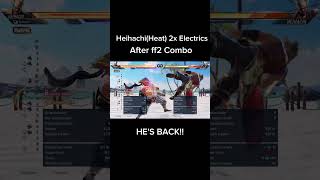 Heihachi in Tekken 8 2x electrics after ff2 combo [upl. by Nivram]