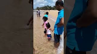 Induruwa beach beach hollyday 3kids [upl. by Artima]