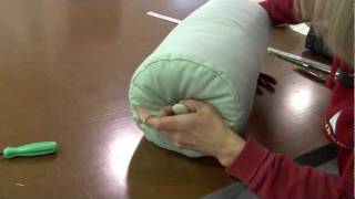 How to Make Neckroll Pillow Covers or Bolster Pillow Covers [upl. by Nylavad]