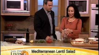 Mediterranean Lentil Salad recipe using Trader Joes [upl. by Taka]