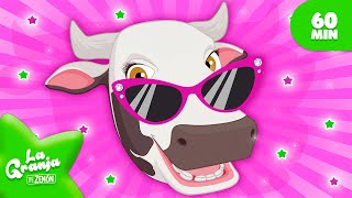 La Granja de Zenón ¡Vaca Lola Remix 🐮 1 Hora 👨🏻‍🌾 Mix de Canciones Infantiles 🌈 [upl. by Clorinda332]