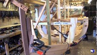 Fitting planks on a clinker vessel small boats  Part 3 [upl. by Teuton]