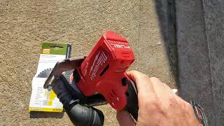 Milwaukee Cut Off Tool Review with Carbide blade [upl. by Ploch]