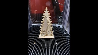 Laser cutting a christmas present with Snapmaker 20 A250 with the 10W Laser Module [upl. by Joycelin]