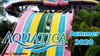 Aquatica Orlando Water Park End of Summer Getaway For Brents Birthday Celebration [upl. by Llirret]