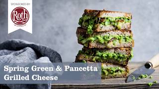 Pancetta amp Spring Green Grilled Cheese Recipe [upl. by Ahsenrad]