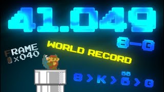 Super Mario Bros  84 IL AISSON  41049 World Record [upl. by Einalam488]