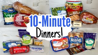 10 MINUTE DINNERS  5 Tasty amp QUICK Recipe Ideas  Cheap Home Cooked Meals Made EASY  Julia Pacheco [upl. by Lusar]