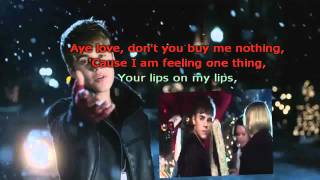 Justin Bieber Mistletoe Karaoke [upl. by Krilov191]