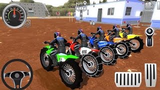 Double Flatbed Trailer Truck vs Speedbumps Train vs Cars  Tractor vs Train  mrbeast gaming [upl. by Handbook]